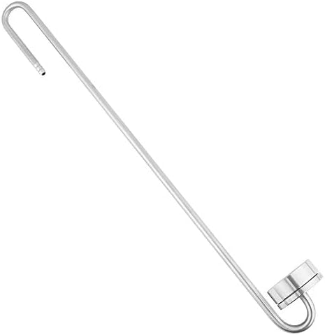 TOPINCN CO2 Diffuser, Stainless Steel CO2 Atomizer Bubble Counter with U Shape Connecting Tube co2 Diffuser for Aquarium Plants Water Grass(35cm)