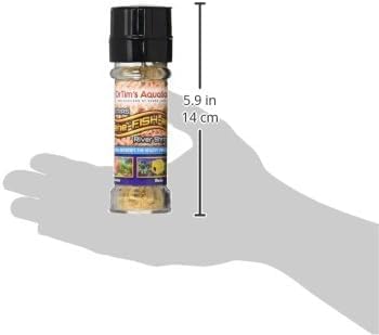 Dr. Tim’s Aquatics Bene-FISH-al River Shrimp Grinder Fish Food Enhancement – High Protein, Fiber – Enhances Fish Color – Adds Extra Flavor, All Natural – For Freshwater, Marine Aquaria – 0.28 Oz.