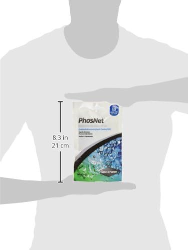 Seachem PhosNet Synthetic GFO - Phosphate & Silicate Remover for Fresh and Salt Water 50g