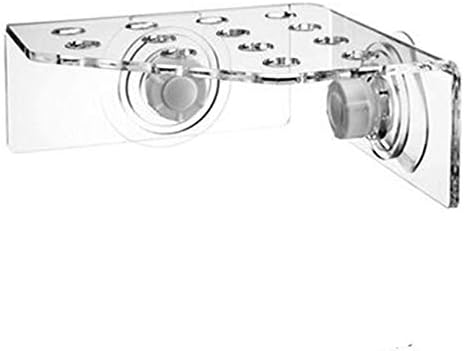 Reef Fish Tank Coral Frag Plugs Kits Bracket Racks 3 Sizes for Marine Aquarium (Acrylic Coral Flag Rack - 13 Holes)