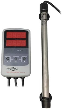 H2Pro Titanium Heater w/Controller (50-1000W) (TH-200 (200W))