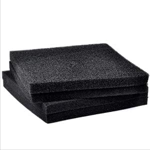 Wave Point Aquarium Bio Sponge Filter Media Pad Open Cell Foam Cut-to-fit Matten Filter Fish Tank Sump Divider 23.6" x 17" x 2" (40 PPI)