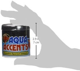 Zoo Med Laboratories AZMBA3 Aqua Accents Midnight Black Sand, 1/2-Pound