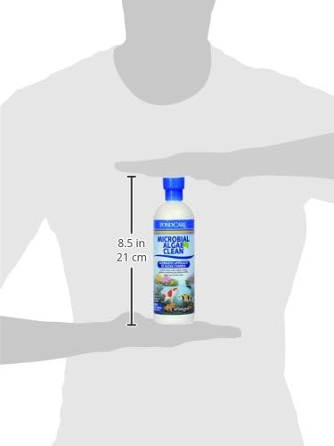 API PONDCARE MICROBIAL ALGAE CLEAN Biological Inhibitor of Green Water, Alternative approach to algae control, 16-Ounce Bottle