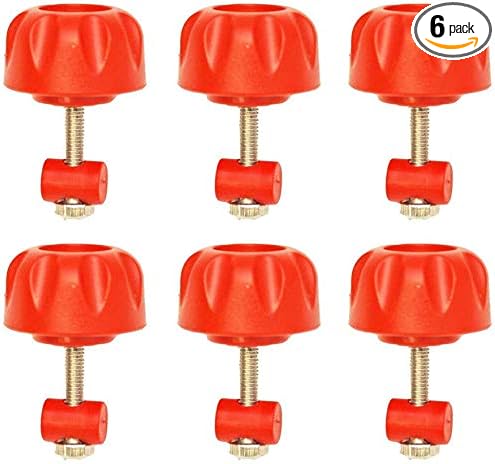 TopDogSellers 6X CFS Lock Nut Clamp Lid Fastener for Odyssea CFS 700 1000 1200 Hagen Fluval FX5 FX6 6 Pack