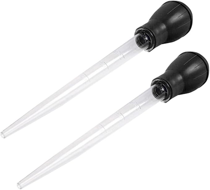 DOITOOL 2sets 30ml Aquarium Pipette Cleaner Fish Tank Sand Vacuum Aquarium Mini Gravel Vacuum Waste 2pcs*2
