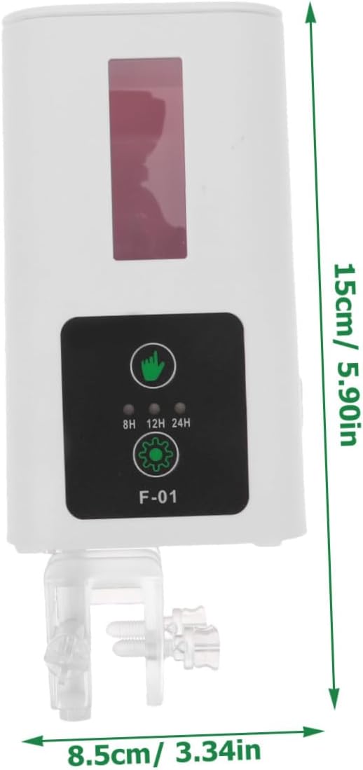 HOMSFOU Automatic Fish Tank Feeder with Intelligent Timer Aquarium Feeding Tool for Turtles and Fish for Vacation and Daily Use