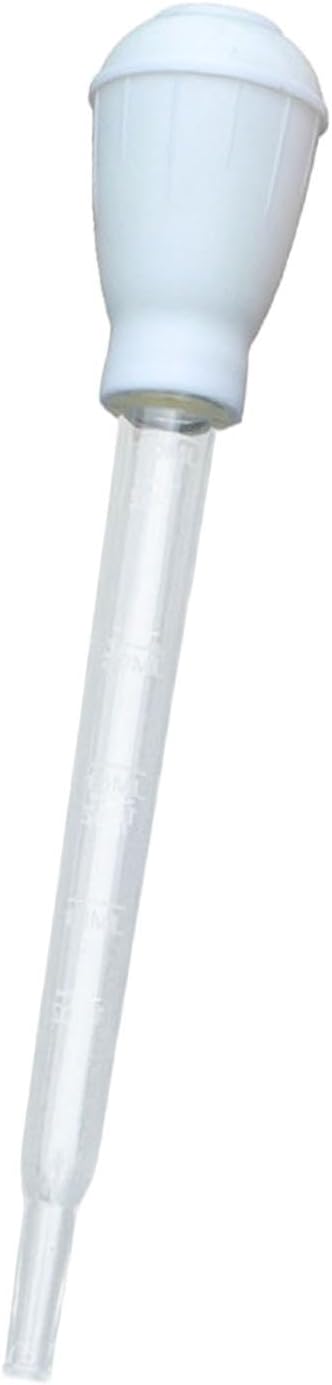 Aquarium Vacuum Cleaner Manual Water Changer Fish Tank Siphon Cleaning Tool Gravel Sand Sludge Extractor Transparent PP Material Easy to Use Suitable, White
