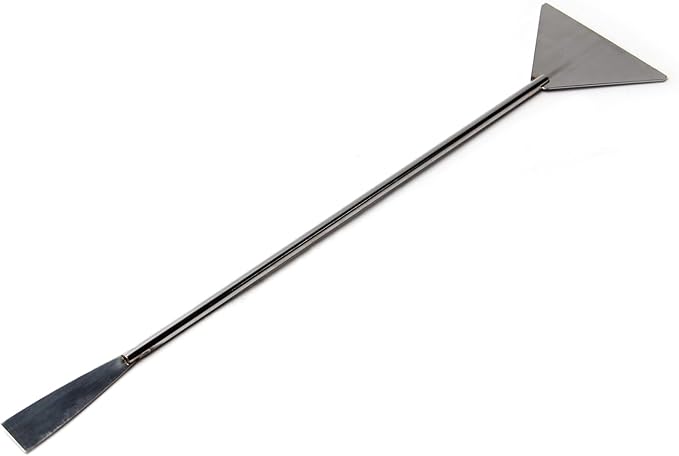 Utoolmart Aquarium Tank Aquatic Spatula Stainless Steel Long Sand Substrate Spatula Algae Scraper Fish Tank Plant Tools Accessories for Aquascaping Cleaning