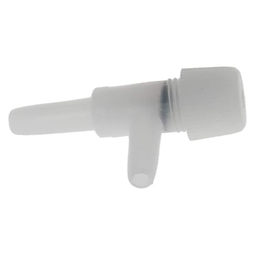MroMax Aquarium 2 Way Air Line Plastic Regulator Connector for Fish Tank Pump 4mm/0.16", White 30 Pcs