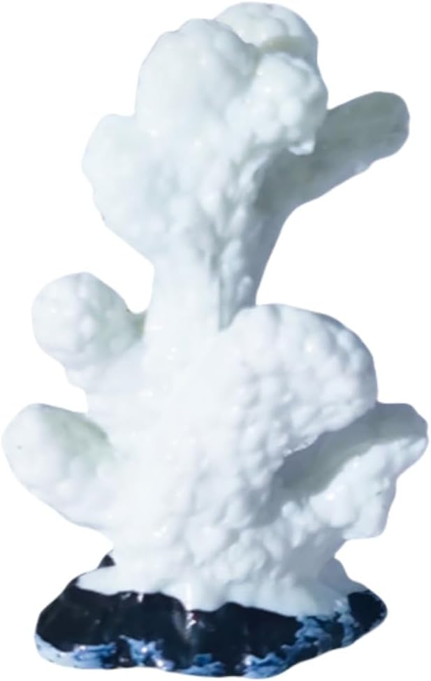 4 Pcs Artificial Coral Plant Aquarium Decorations Decor Artificial Polyresin Colorful Coral Reef Decoration Fish Tank Accessories Aquarium Decor Betta Fish Tank Aquarium Landscape (Style C)