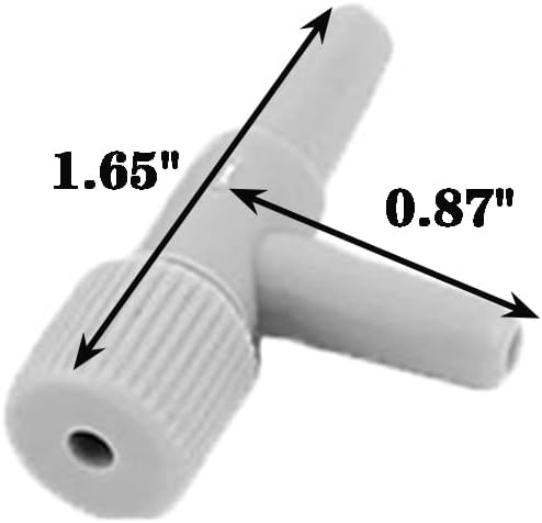 AQUANEAT Aquarium Control Valve 20PCS,Fish Tank 2 way Valves for 3/16" Airline Tubing, Plastic Air Regulator, for Aquarium Air Pump Accessories