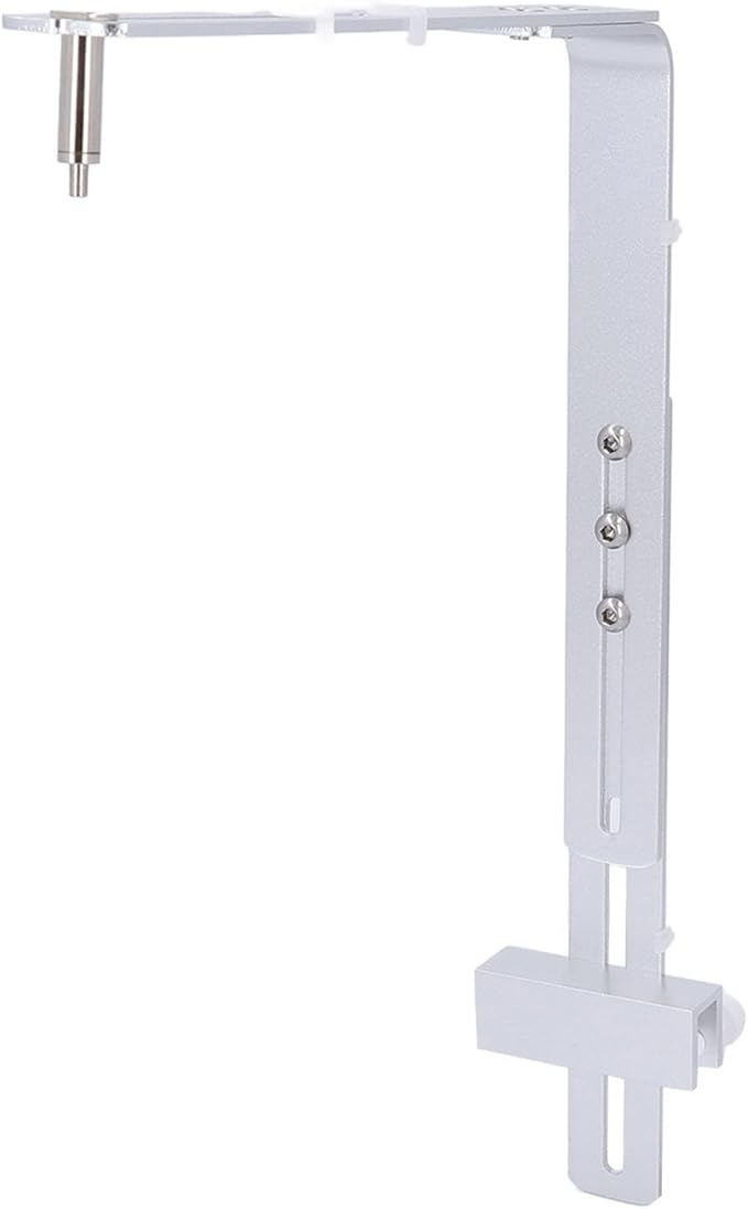 Aquarium Light Holder, Minimalist Aluminum Alloy Aquarium Light Bracket, Adjustable Height Universal Fish Lighting Holder Aquarium Light Support Stand for Hanging Lamp (Silver)