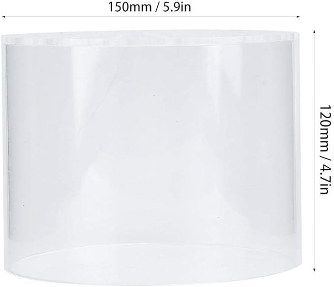 Transparent Coral Feeding Breeding Protection Cover, Acrylic Transparent Coral Feeder Cover Anti-Feeding Shrimp for Aquarium Fish Tank (150mm)