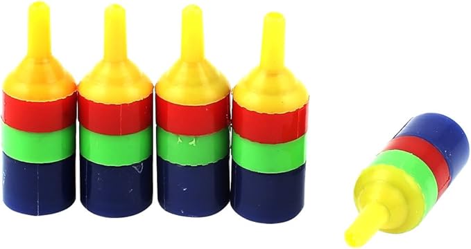 uxcell 5 Piece Plastic Aquarium Airstone Diffuser Air Tube, Multicolor, 4mm