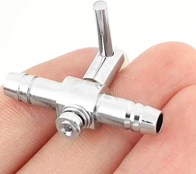 Aquarium Fish Tank Air Flow Control Lever Pump Single Way Valve, 16Pcs