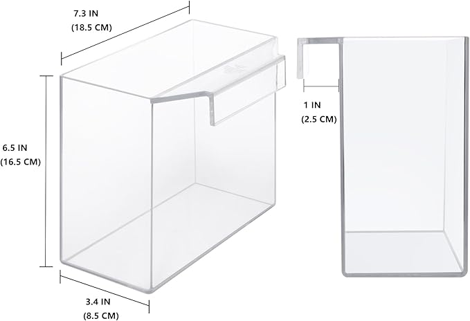 IOAOI Drip Acclimation Container for Fish & Corals – Hanging Acclimation Box for Saltwater & Freshwater Aquariums, Large