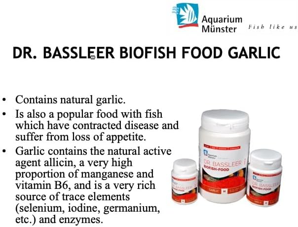 Bassleer Garlic Fish Food (X-Lrg, 680g)
