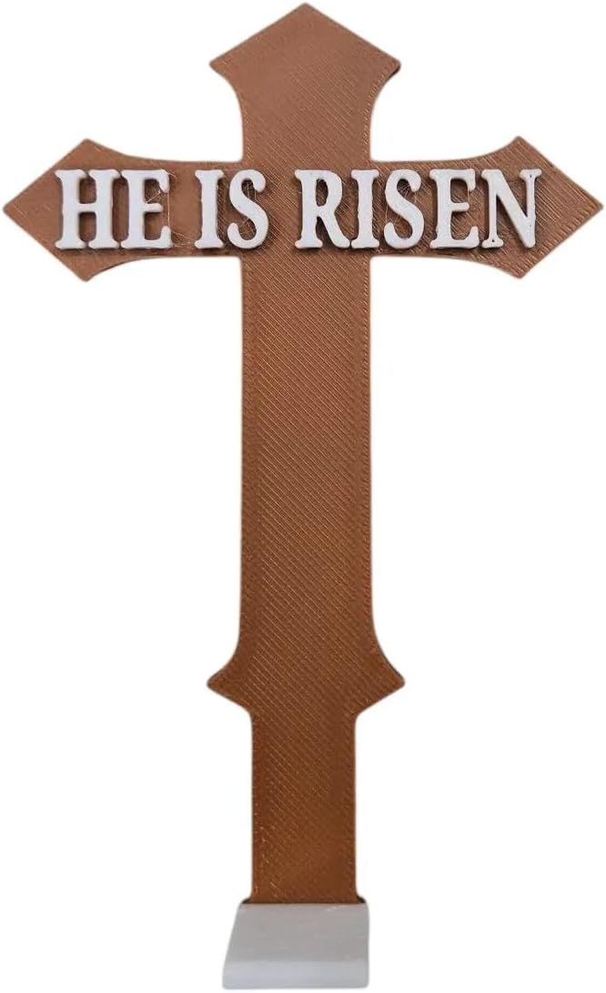 Cross for Aquarium Easter Sign He is Risen Aquarium Decor Fish Tank Decorations Fish Tank Accessories Aquarium Accessories Jesus Cross