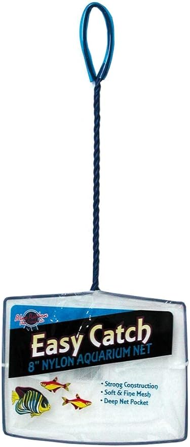 Blue Ribbon Pet Products ABLEC8 Easy Catch Fish Net for Aquarium, 8-Inch