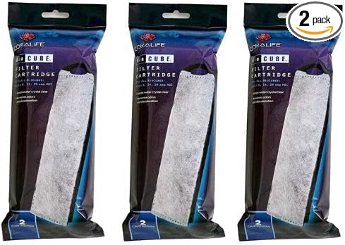 Coralife BioCube Filter Cartridge, 6ct (3 x 2ct)