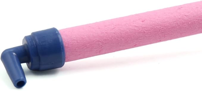 uxcell Pink 23" Length Fish Tank Filter Hydroponic Air Stone Bubble Wall Tube Pump Ornament