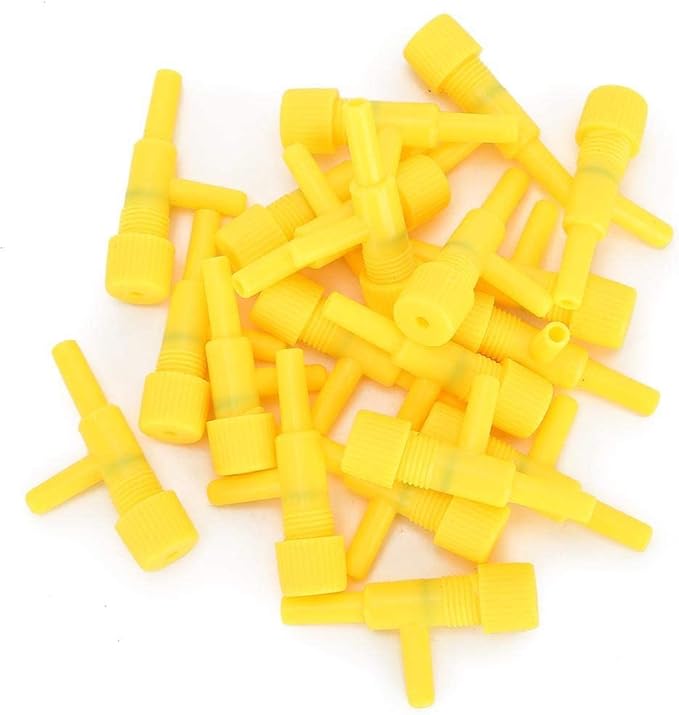Zerodis 20Pcs Aquarium Airflow Control Valve, Plastic Fish Air Pump Regulating Valves Aquarium Accessories for 4mm Tube