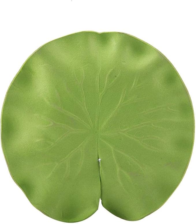 Sheens 10Pcs Aquarium Artificial Lotus Leaf, Fish Tank Water Landscape Decoration Simulation Plastic Floating Lotus Leaves for Freshwater Saltwater Aquarium