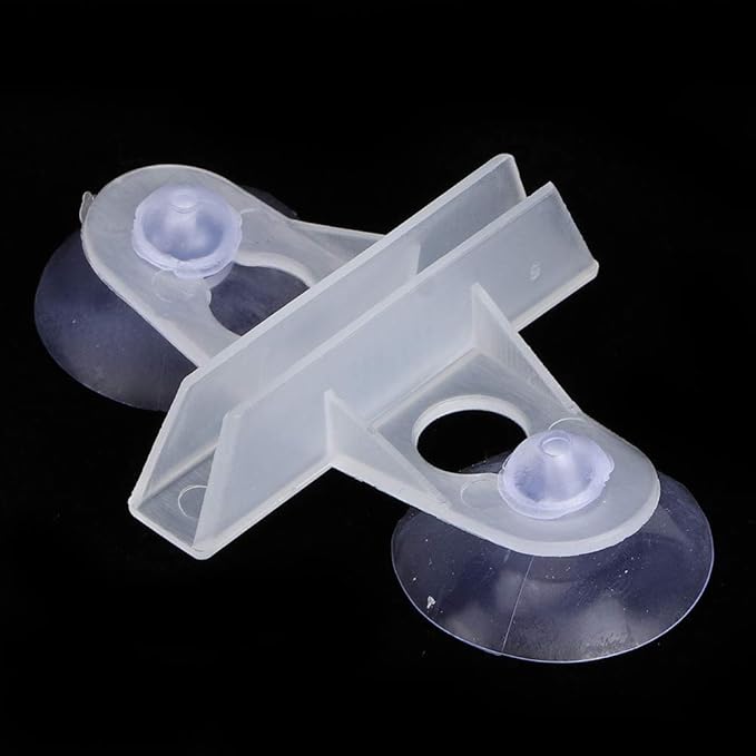 40PCS PVC Aquarium Fish Suction Cup Separating Board Divider Support (White)