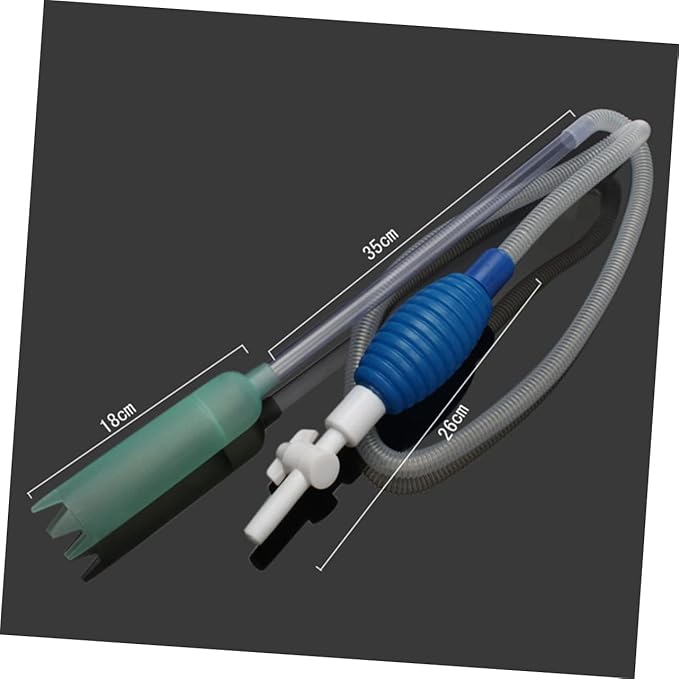 DOITOOL 2pcs Manual Siphon Pump for Fish Tank Water Changes Easy to Use Aquarium Tool for Gravel Sand Cleaning Efficient Water Device for Daily Maintenance