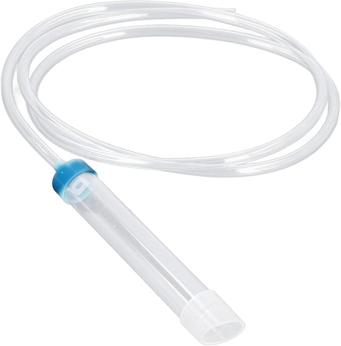 Zerodis Aquarium Water Changer Manual Siphon Gravel Cleaner with Special Tube Head for Small Fish Tank Washing Sand Changing Water Sucking Stool