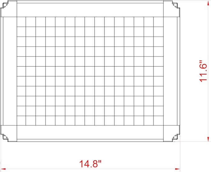 Innovative Marine Mesh Screen Cover for The NUVO Fusion 15 AIO (All in One) Cube Aquarium