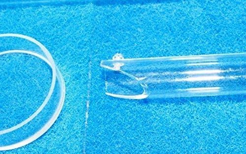 Adjustable Feeder Tube and Plate for Shrimp and Fish Aquarium Tank, 250-500mm Length, 70mm Diameter Feeding Plate, 20-25mm Tube, Easy Install, Suitable for Tanks Under 50cm