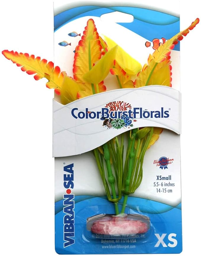 ColorBurstFlorals Ferndale XSmall Silk Aquarium Plant
