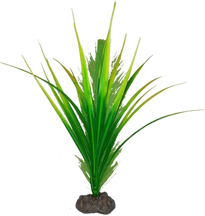 Fluval Betta Yellow Parrot Feather Plant, Plastic Plant Aquarium Decoration