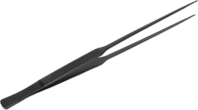 Stainless Steel Aquarium Tweezers, Aquarium Tools Kit, Aquarium Aquascaping Tool, Long Handle Fish Forceps, Aquarium Maintenance Tool for Fish Tank Plants Gravel Corals