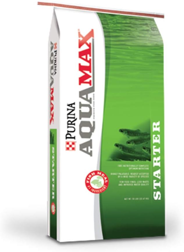 Purina | AquaMax Grower 400 Fish Feed | 50 Pound (50 lb) Bag