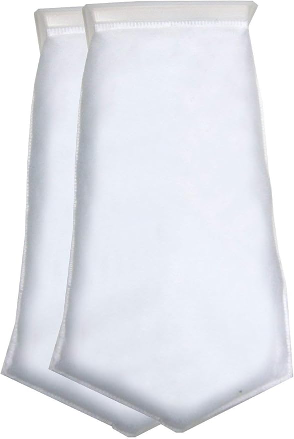2 Pack - 4.5 Inch 200 Micron - Aquarium Felt Filter Bags -7x4.5" Rectangle Filter Sock - Fits Eshopps