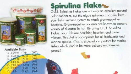 Ocean Star International Spirulina Flakes 2.2lb