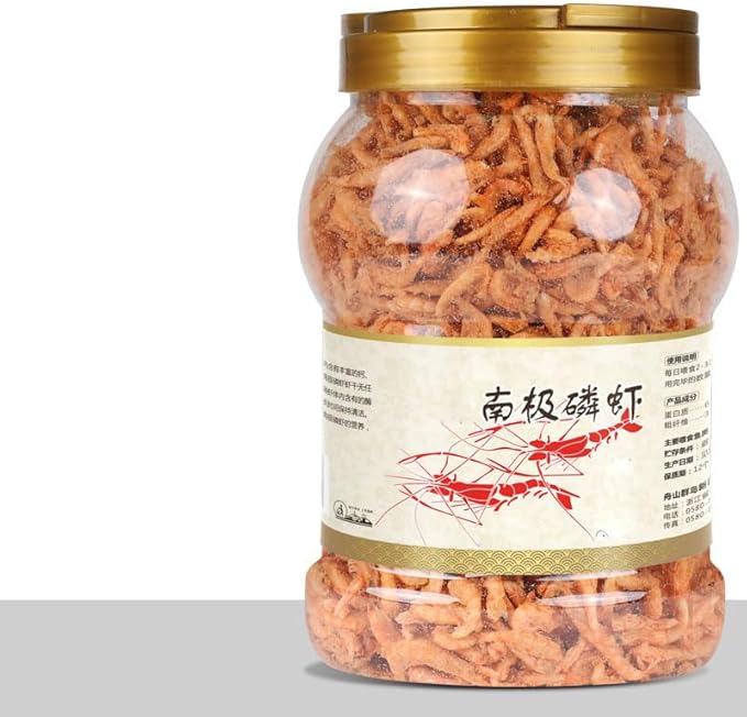 3000ml Fish Food Aquarium Pond Fish Food Arowana Food Floating Shrimp Freeze Dried Krill Carnivore Koi Tropical Cichlid Turtle (3000ml)