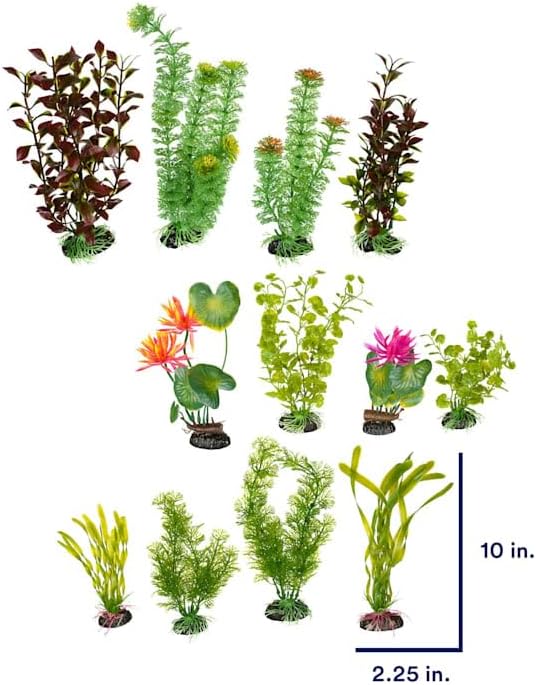 imagitarium by Petco Variety Pack Plastic Aquarium Plants