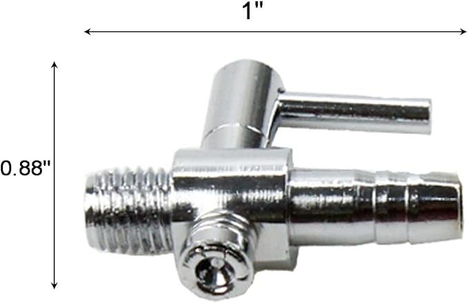 AQUANEAT 20pcs Aquarium 1 Way Thread Valves, Air Flow Control Valves, Manifolds Distributor for Pumps Fish Room Air Systems