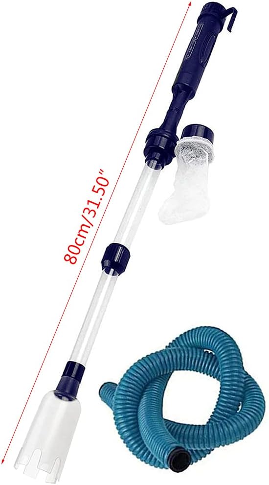 Aquarium Electric Water Changer Gravels & Sand Hose Fish Tanks Tool Safe Protections for Fish