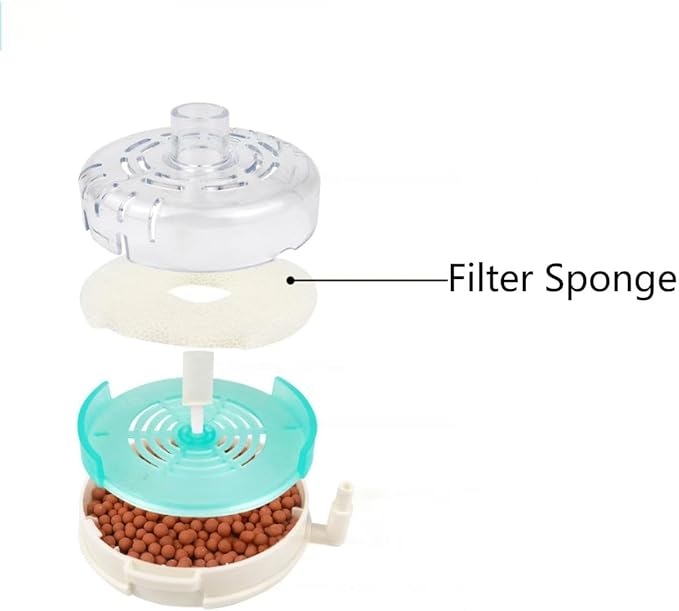 4 Pack Aquarium Fish Tank Filter Sponge Bio Sponge,Replacement Sponge for 5 Gallon Sponge Filter