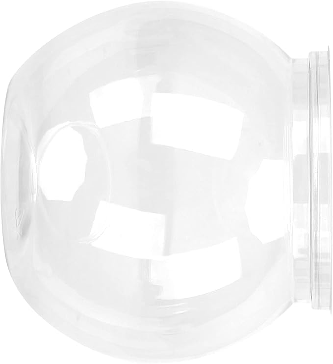 Betta Fish Tank 2 Gallon Capacity Clear Plastic Material Desktop Fish Bowl for Stress Relief at Work 50% Larger Space for Betta Comfort Bookshelf Decor Aquarium