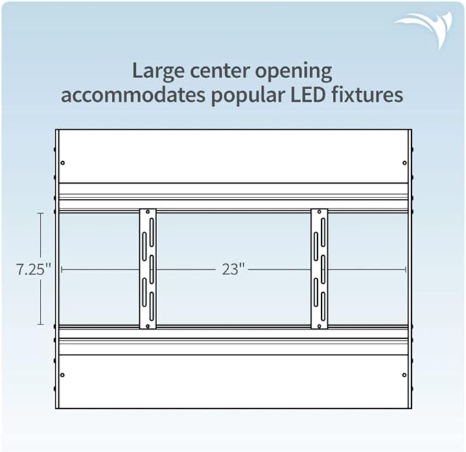 Aquatic Life Coral Cover Hybrid 24 inch LED Aquarium Light Fixture Reef Aquarium Lighting Strip, Mimic Popular T5HO Bulb Spectrums, Smart Aquarium Lights Wireless App Controlled
