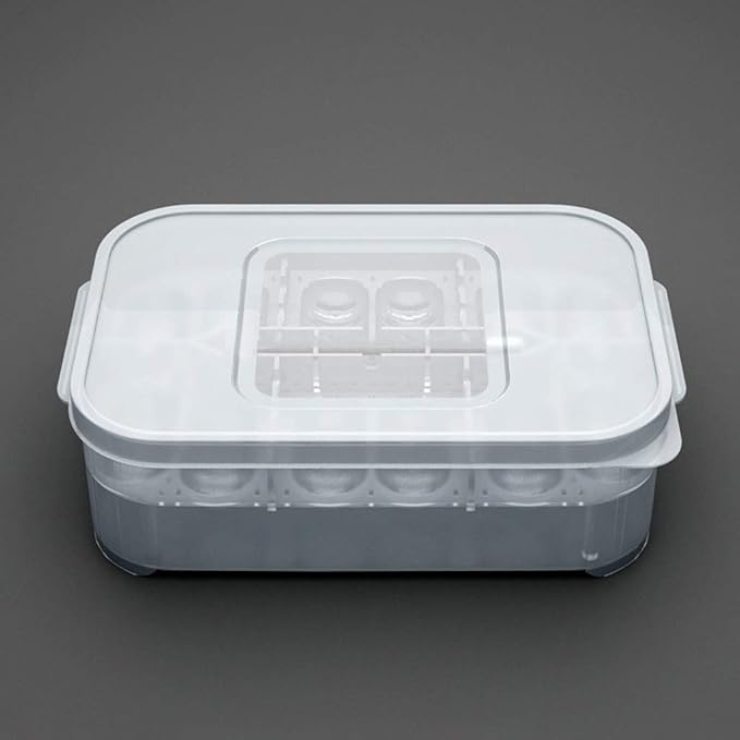 Reptile Egg Breeding Hatchery Box Incubator Tray Container Box for Snake Gecko Lizard (12 Holes)