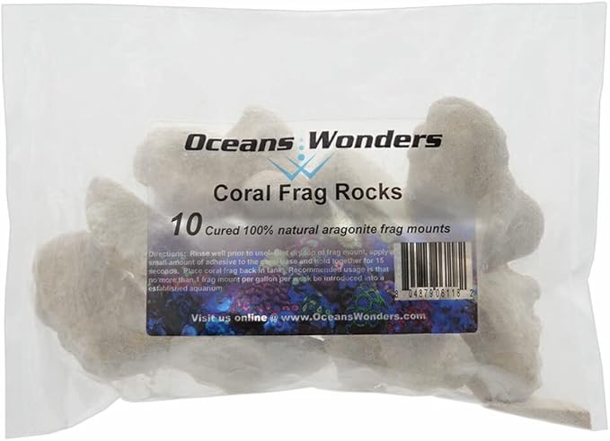 Oceans Wonders 10-Piece Coral Frag Rocks