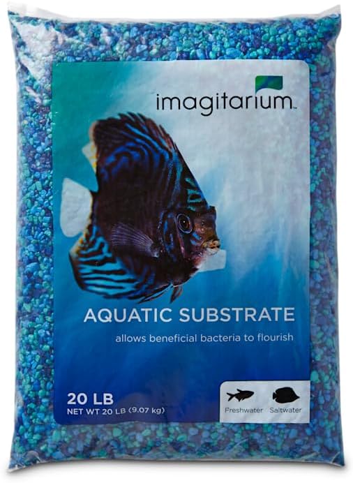 imagitarium by Petco Aquarium Gravel Substrate Blue Jean 20 lbs.