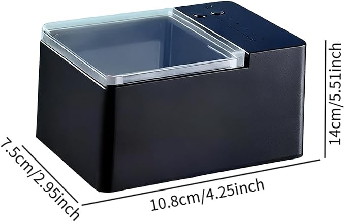 Automatic Fish Food Dispenser for Aquariums - Heavy-Duty Product Suitable for Aquariums with Wall Thicknesses Between 5 Cm and 2 Cm, 80 ml